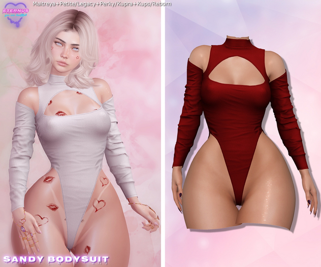 [Eternus] Sandy Bodysuit Red