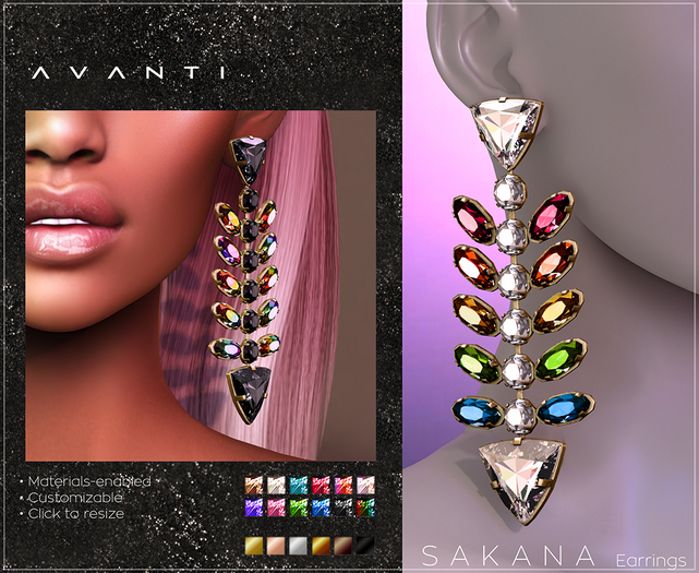 .:Avanti:. Sakana Earrings