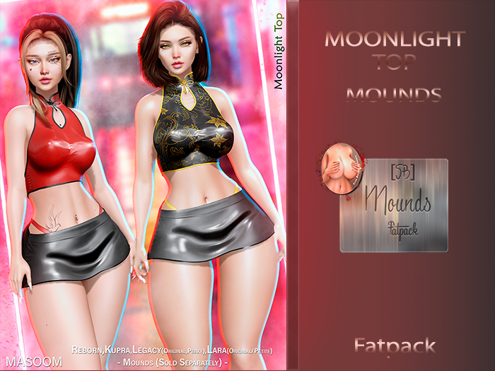 [[ Masoom ]] Moonlight Top - MOUNDS FATPACK