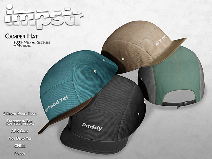 IMPSTR - Camper Hat #FATPACK