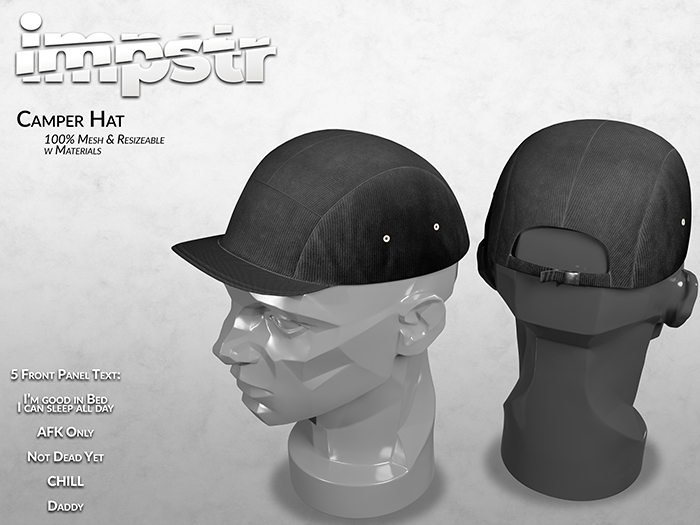 IMPSTR - Camper Hat #3