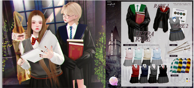 NINI Planet. Wizard Academy - RARE 2 [BOX]