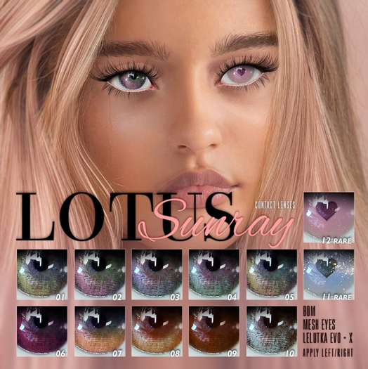 11. LOTUS. Sunray Eyes [boxed] RARE