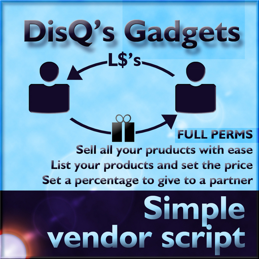 DisQ's simple vendor script (FULL PERMS).