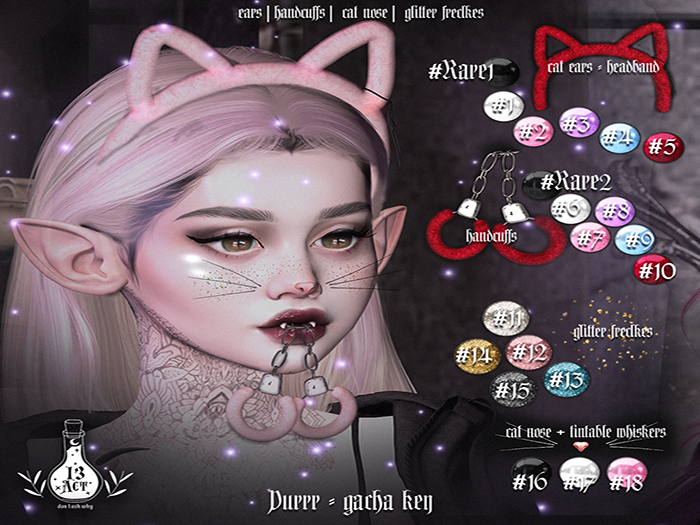 !13ACT - Purrr gacha set #13