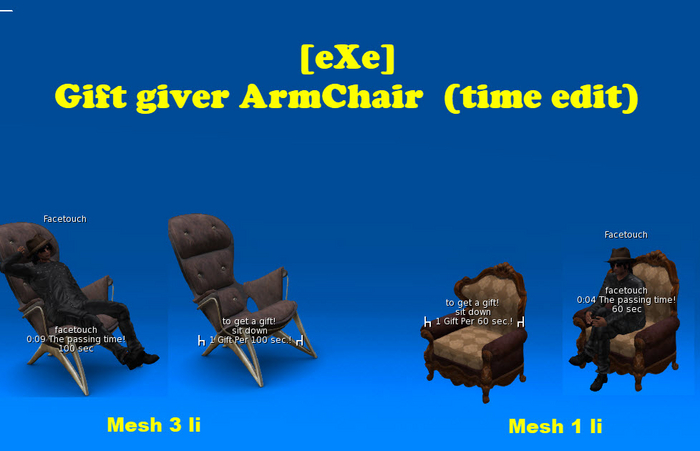 [eXe] Gift giver ArmChair  (time edit)