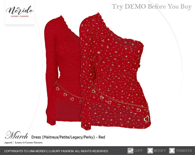 ~Nerido~ March Dress-Red