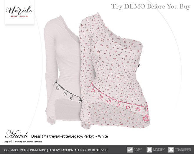 ~Nerido~ March Dress-White