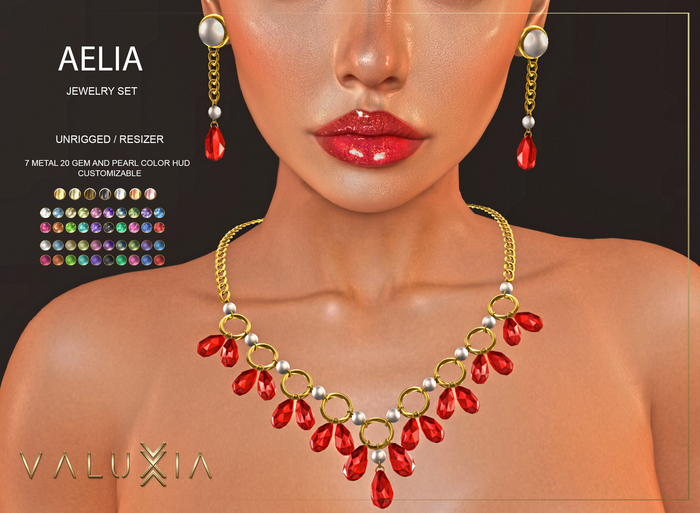 VALUXIA - Aelia Jewelry Set (Unrigged/Resizer)