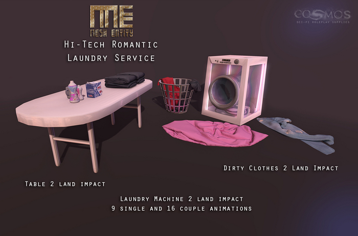 Mesh Entity: Hi-Tech Romantic Laundry Machine (wear&click)