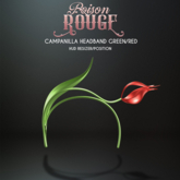 POISON ROUGE Campanilla Headband - Green/Red