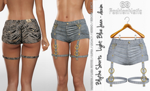 Blythe Shorts Light Blue Jeans - Denim - Maitreya, Petite, Kupra Original, Legacy, Reborn, Juicy Rolls - FashionNatic