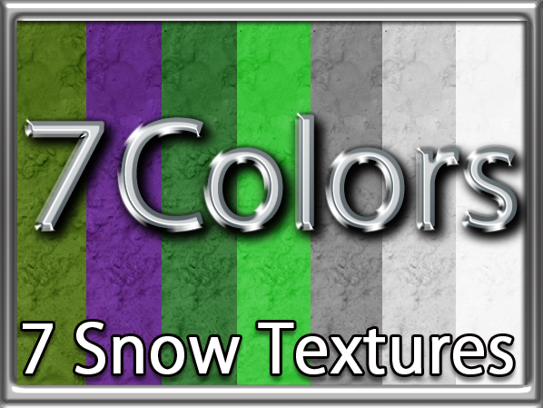Zoy Texture [ Winter Snow 02 ] Seamless - 7 Colors