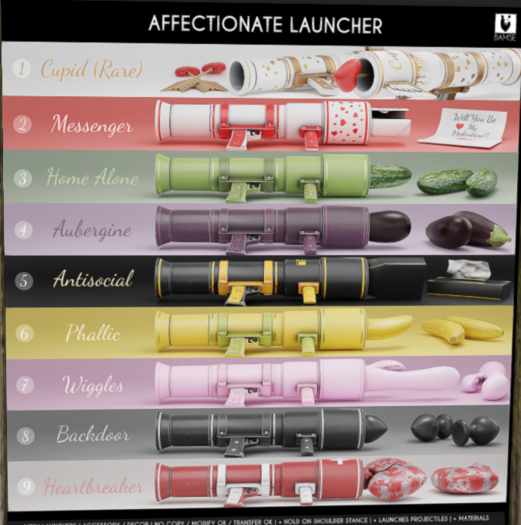 1. BAMSE : Affectionate Launcher - Cupid RARE