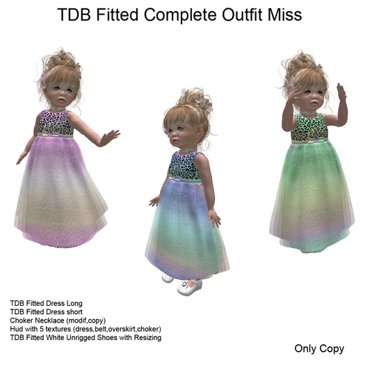TDB Fitted Miss Complete Outfit DEMO