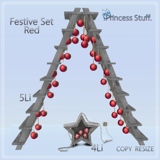 .Princess Stuff. [Festive Decor Set] Red_add