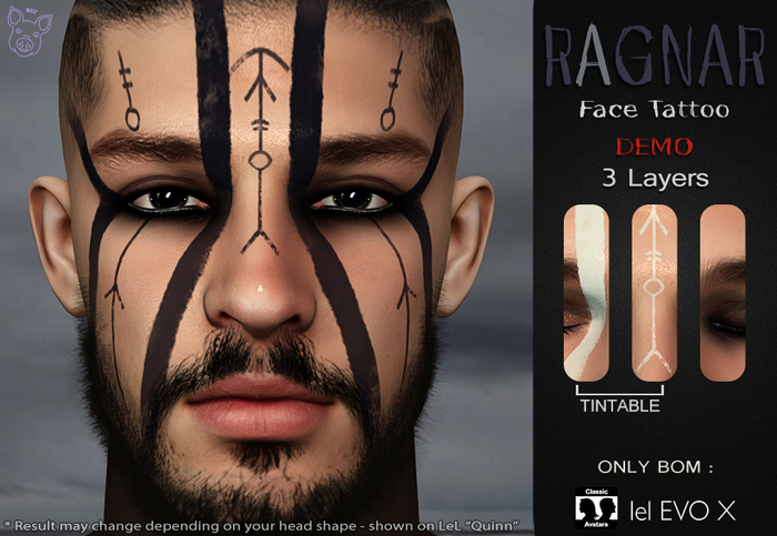 Mad' - Ragnar FaceTattoo [DEMO] [BOM Tattoo]