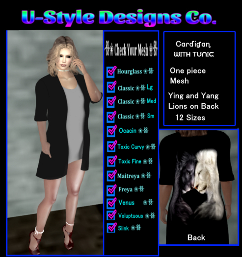 Cardigan Ying Ylang Temperance 12 Mesh Sizes