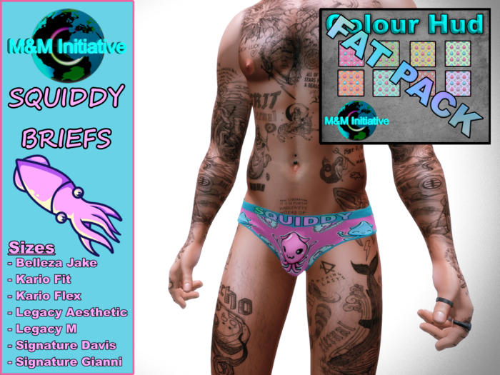 M&M Initiative - Delivery Hud - Squiddy Briefs - Fat Pack