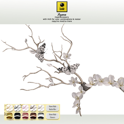 *LODE* Head Accessory - Ayana [white]