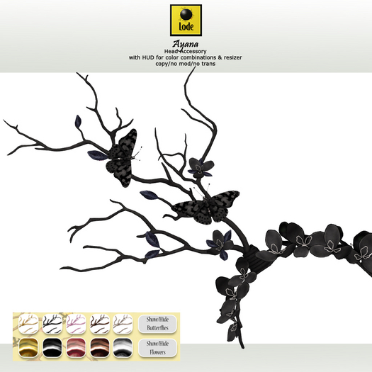 *LODE* Head Accessory - Ayana [black]