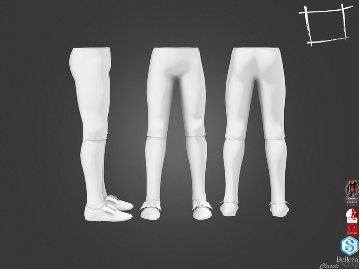 Full Perm Men's 18th Century Long Socks Pants Shoes Slink Male Belleza Jake Signature Gianni Legacy Male