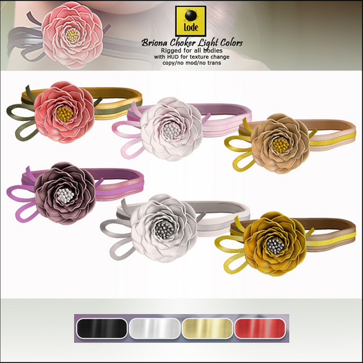 *LODE* Accessory - Briona Choker [Light Colors]