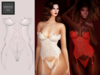 BBD - LEA Mesh Lingerie - WHITE - Maitreya Lara Petite Legacy Perky Inithium Kupra eBody Reborn Mounds Lace Corset