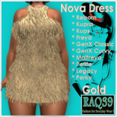[R39] Nova Dress-Gold