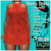 [R39] Nova Dress-Orange