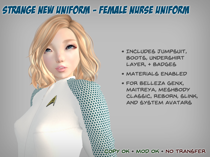 Strange New Uniform - Female Nurse Uniform