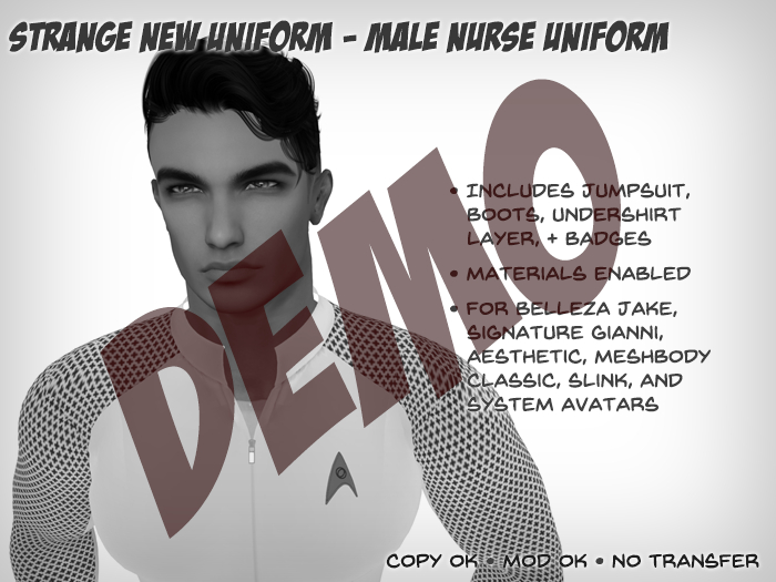 Strange New Uniform - Male Nurse Uniform DEMO