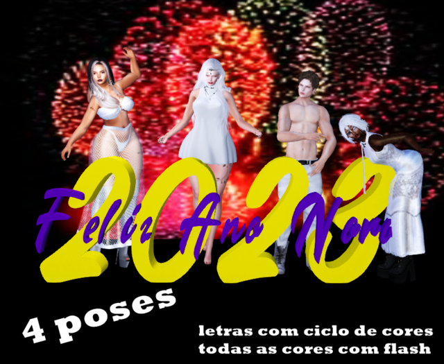 LOL STORE Feliz Ano Novo 2023 4 Poses