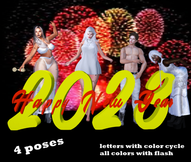 LOL STORE Happy New Year 2023 4 Poses