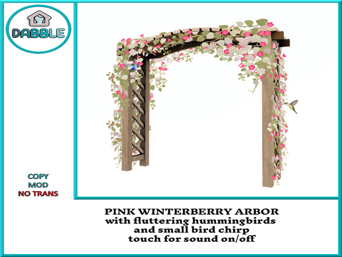 DB PINK WINTERBERRY ARBOR  add me