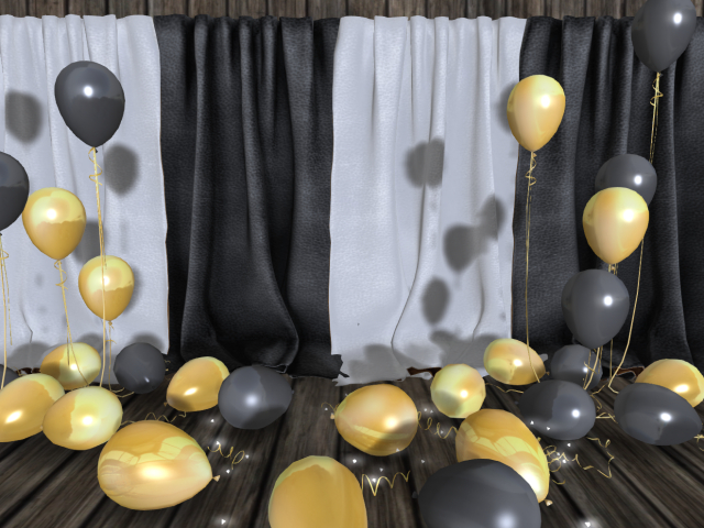 New Year / Party.- White and Gold 
