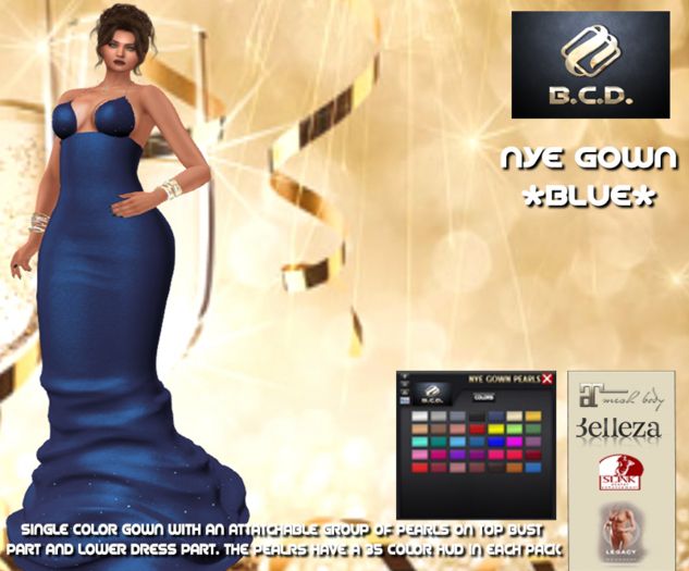 BCD NYE Gown Blue