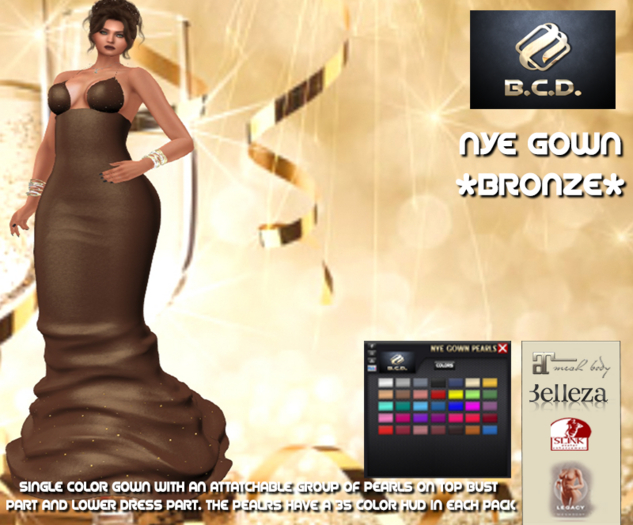 BCD NYE Gown Bronze
