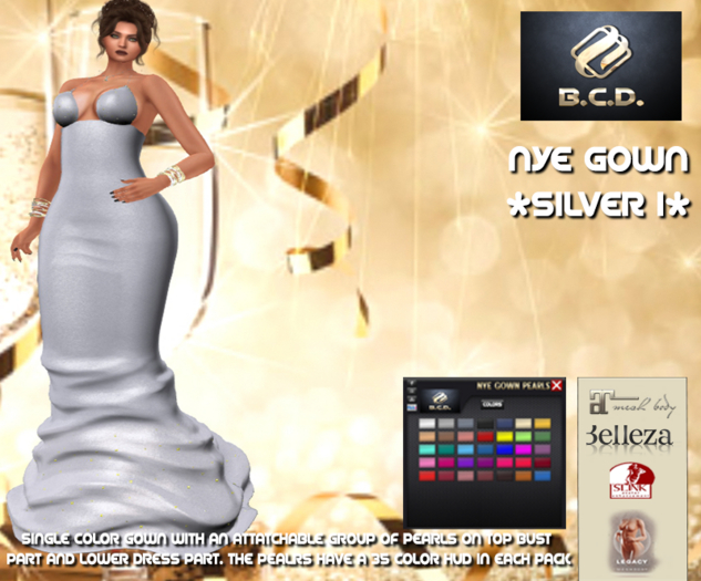 BCD NYE Gown Silver