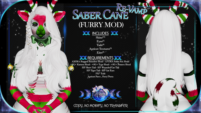 FK* Sabercane ☾☾Greenred☽☽ ☾☾Furry Mod☽☽ ☾☾BOM☽☽