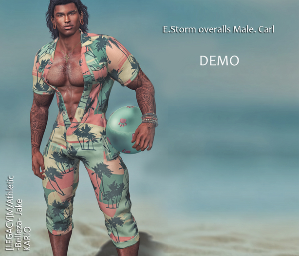 E.Storm overalls Male. Carl DEMO