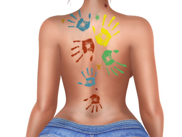 Body paint gift Tattoo TwoSided