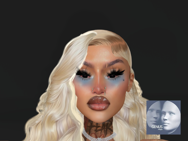 B$  - Coloured undereye makeup