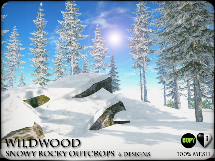 Snowy Rocks - Snowy Rocky Outcrops 