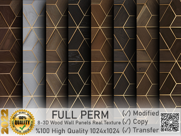 -Kb- 8-3D Jig Wood Wall Panels Real Texture BOX