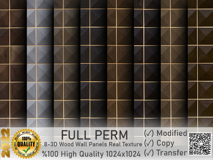 -Kb- 8-3D Pinnacle Wood Wall Panels Real Texture BOX
