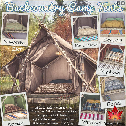 Trompe Loeil - Backcountry Camp Tent Mercantour