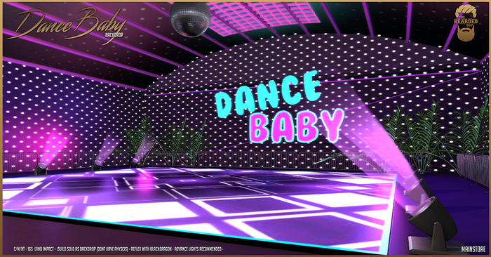 Dance Baby Backdrop - The Bearded Guy