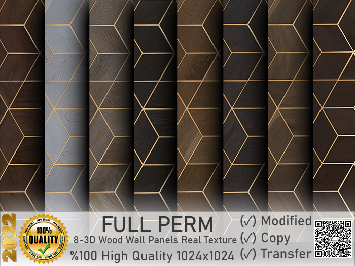 -Kb- 8-3D Pixel Wood Wall Panels Real Texture BOX