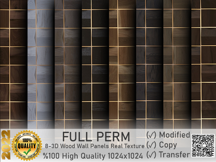 -Kb- 8-3D Toun Wood Wall Panels Real Texture BOX